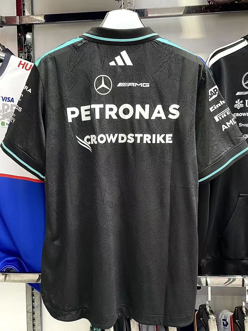 Mercedes-AMG Petronas 2026 Black Teal F1 Jersey - back