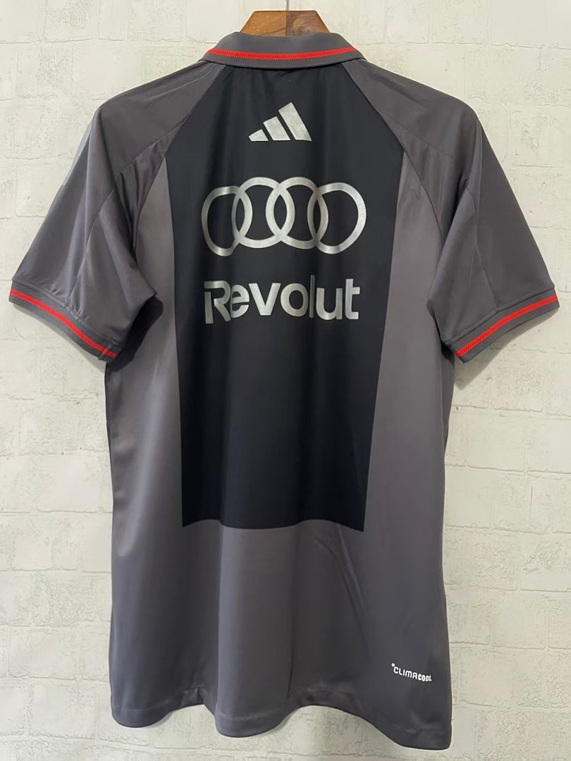 Audi Revolut 2026 Grey Collared F1 Jersey - back