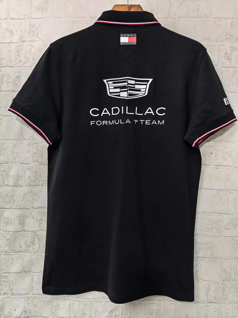 Cadillac Formula 1 Team Black Polo Jersey - back
