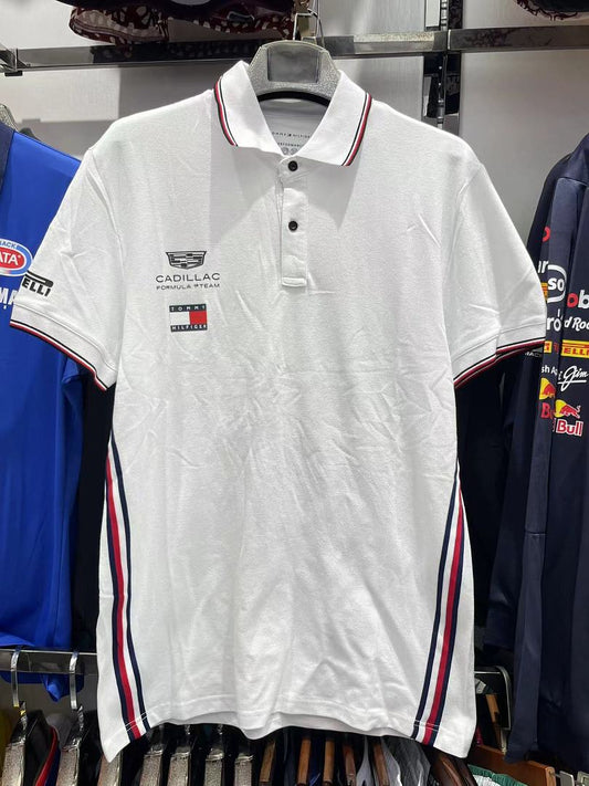 Cadillac Formula 1 Team White Polo Jersey - front