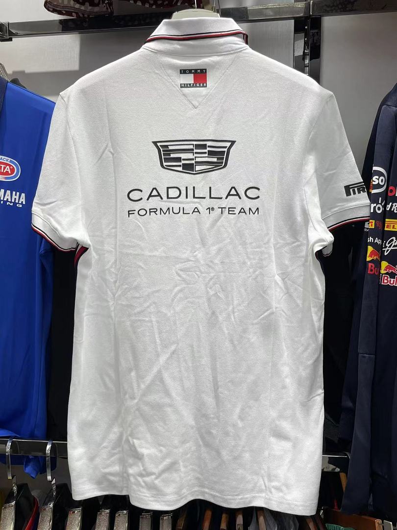 Cadillac Formula 1 Team White Polo Jersey - back
