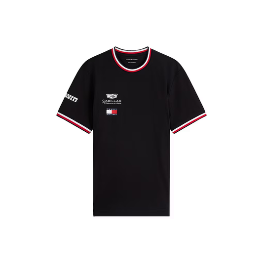 Cadillac Formula 1 Team Black Crewneck Jersey - front