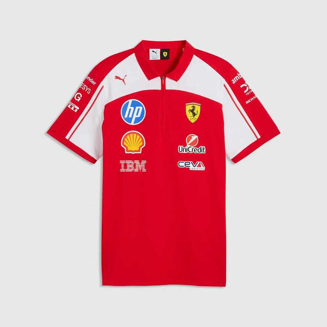 Ferrari 2026 Red Collared F1 Jersey - front