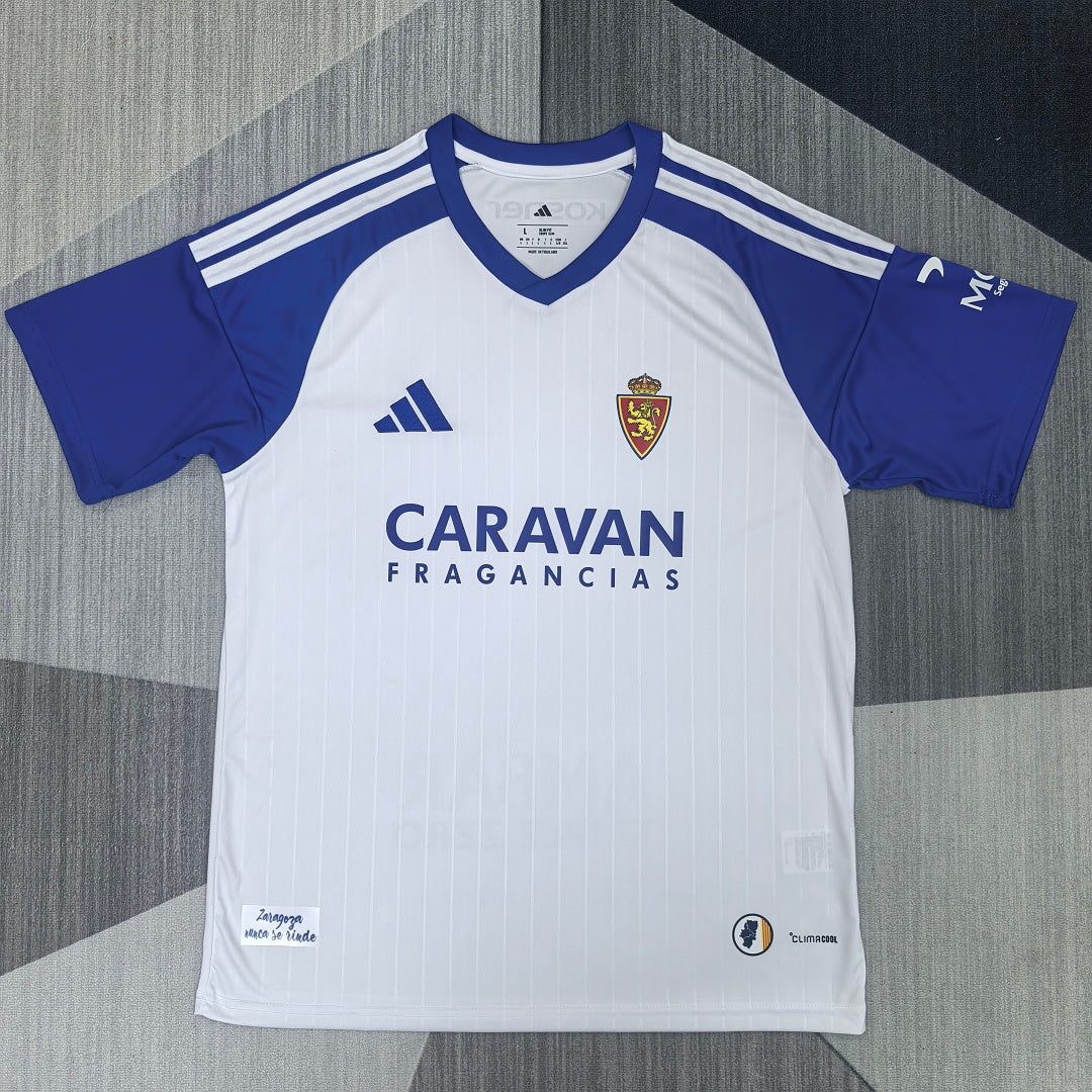 Real Zaragoza 2026/27 Home Fan Version Jersey - Front