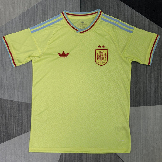 Spain 2026/27 Two-Star Yellow Special Edition Fan Version Jersey - Front