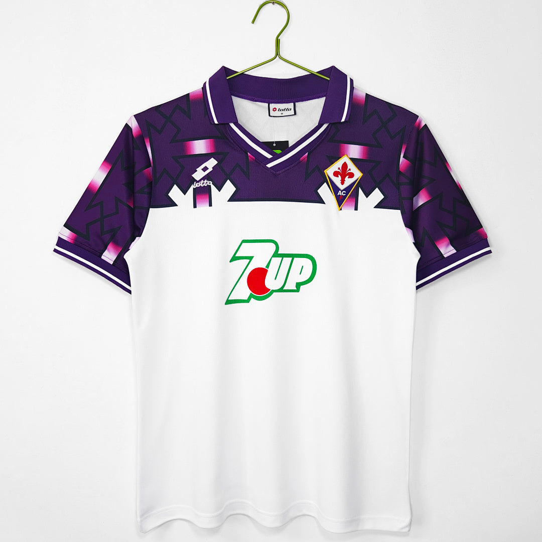 Fiorentina 1992/93 Away Retro Jersey - Front