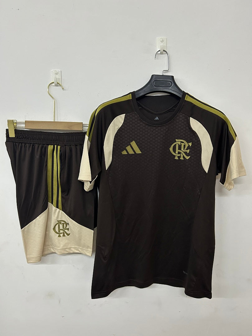 Flamengo Brown Short-Sleeve Training Kit 2026/27