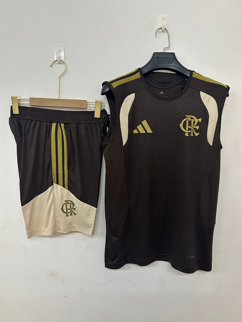 Flamengo Brown Sleeveless Training Kit 2026/27