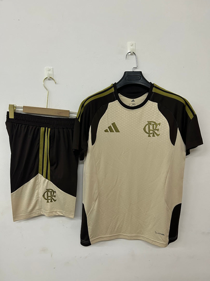 Flamengo Khaki Short-Sleeve Training Kit 2026/27