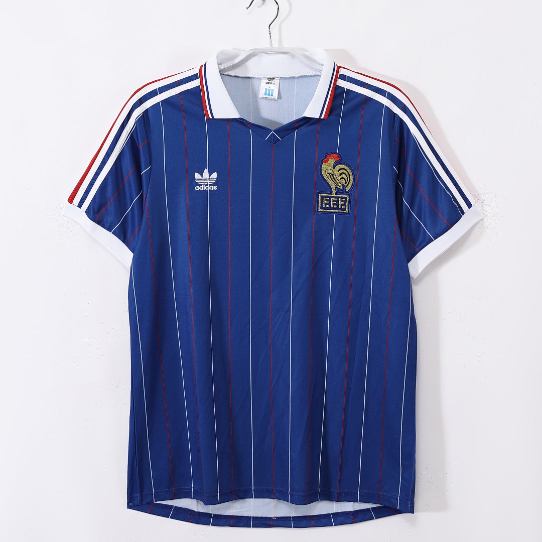 France 1982 Home Retro Jersey - Front