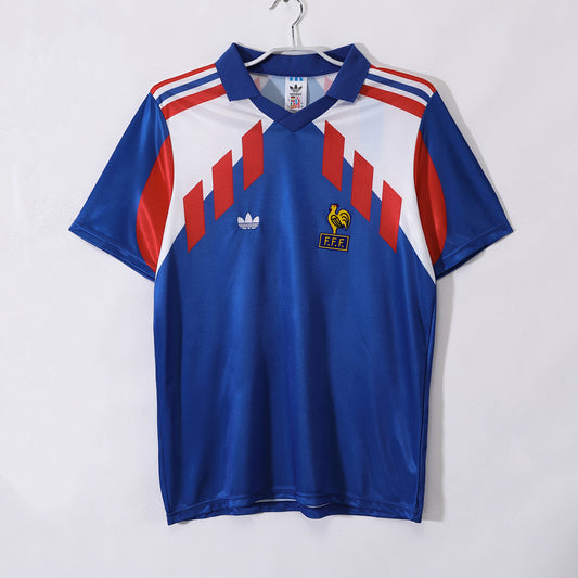 France 1990 Home Retro Jersey - Front