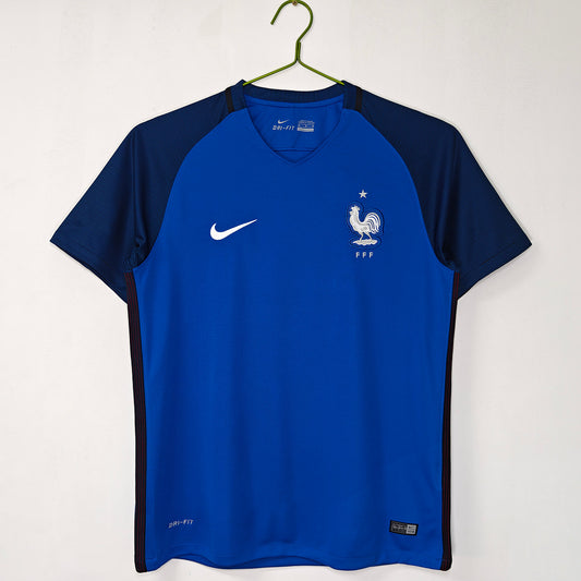 France 2016 Home Retro Jersey - Front