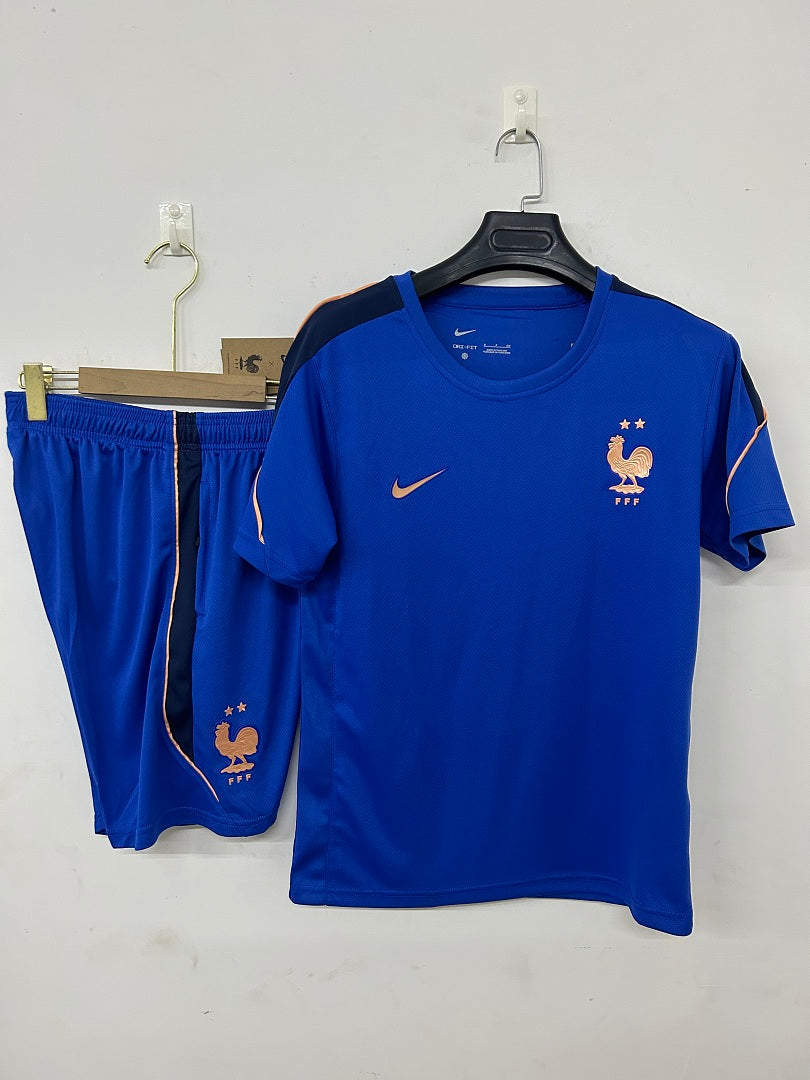 France Blue Short-Sleeve Training Kit 2026/27