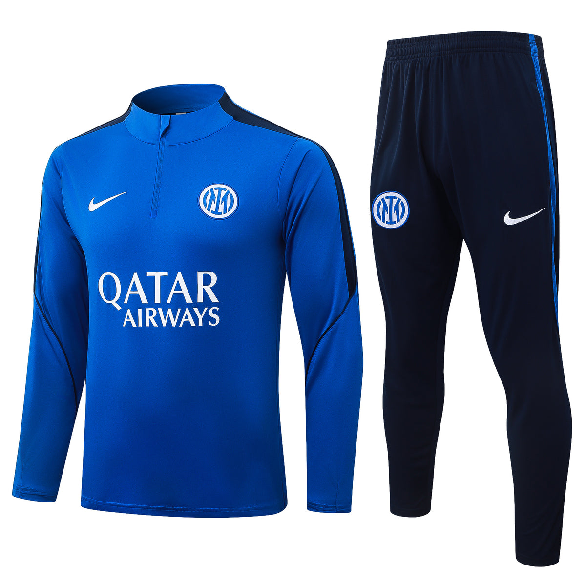 2026/27 Inter Milan Half-Zip Training Suit - Blue - full set