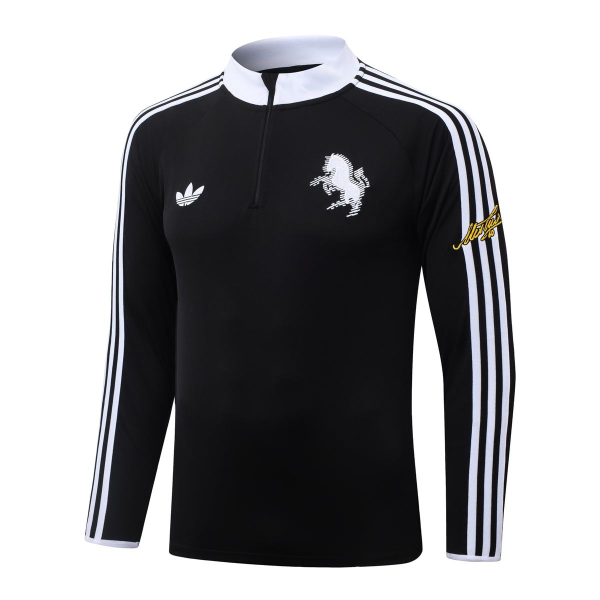 2026/27 Juventus Half-Zip Training Suit - Black - top only
