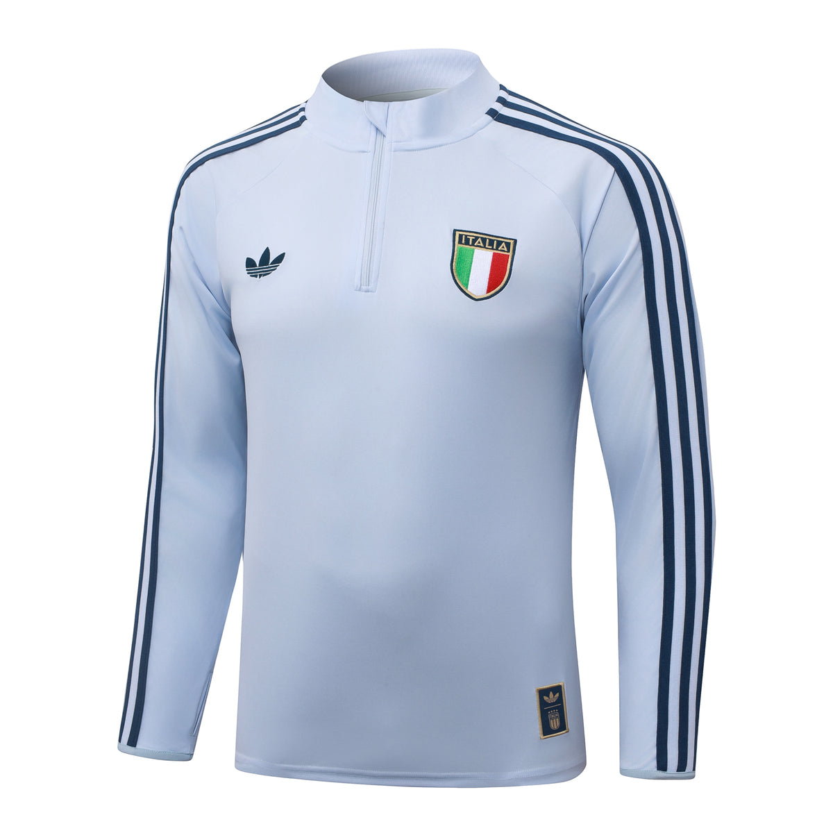 2026/27 Italy Half-Zip Training Suit - Light Blue - top only