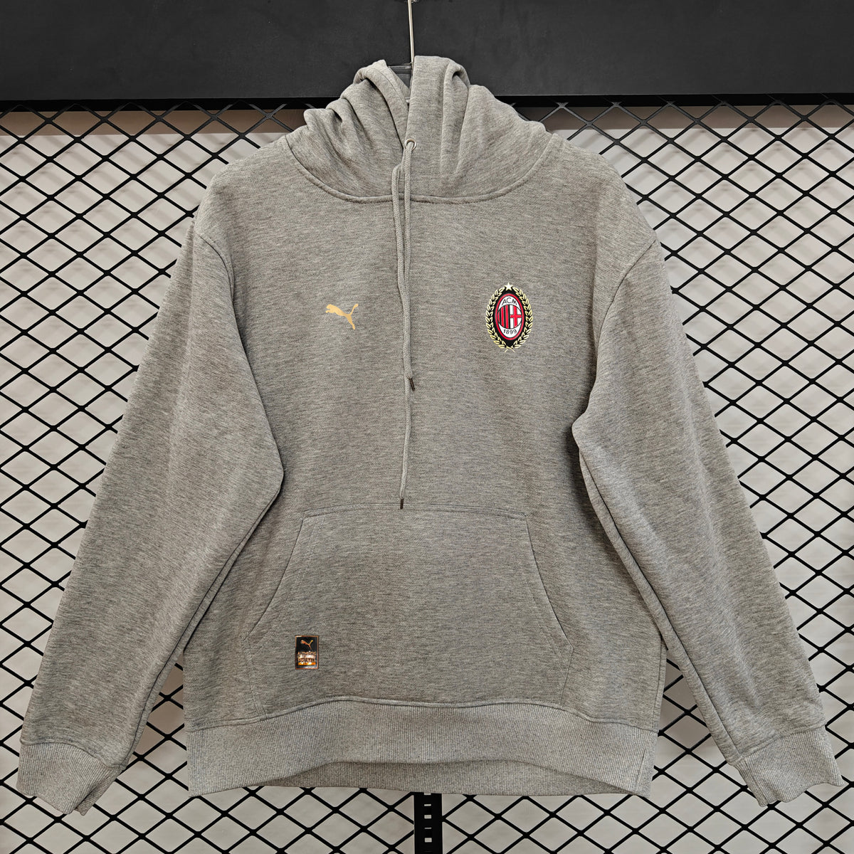 AC Milan 2026/27 Away Hoodie - Heather Gray