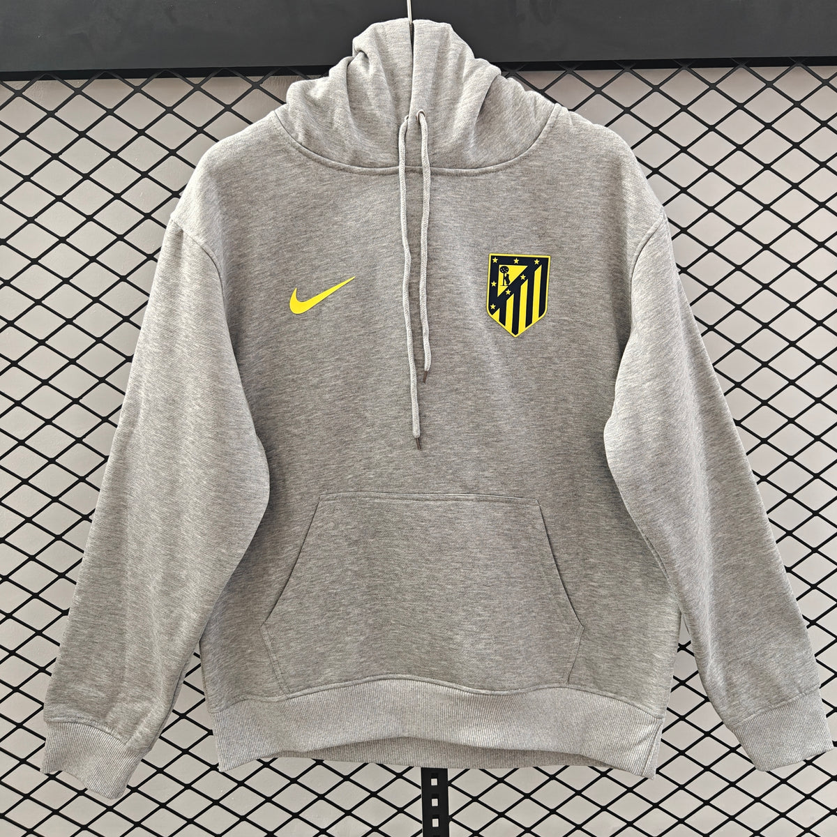 Atletico Madrid 2025/26 Away Player Version Hoodie - Heather Gray