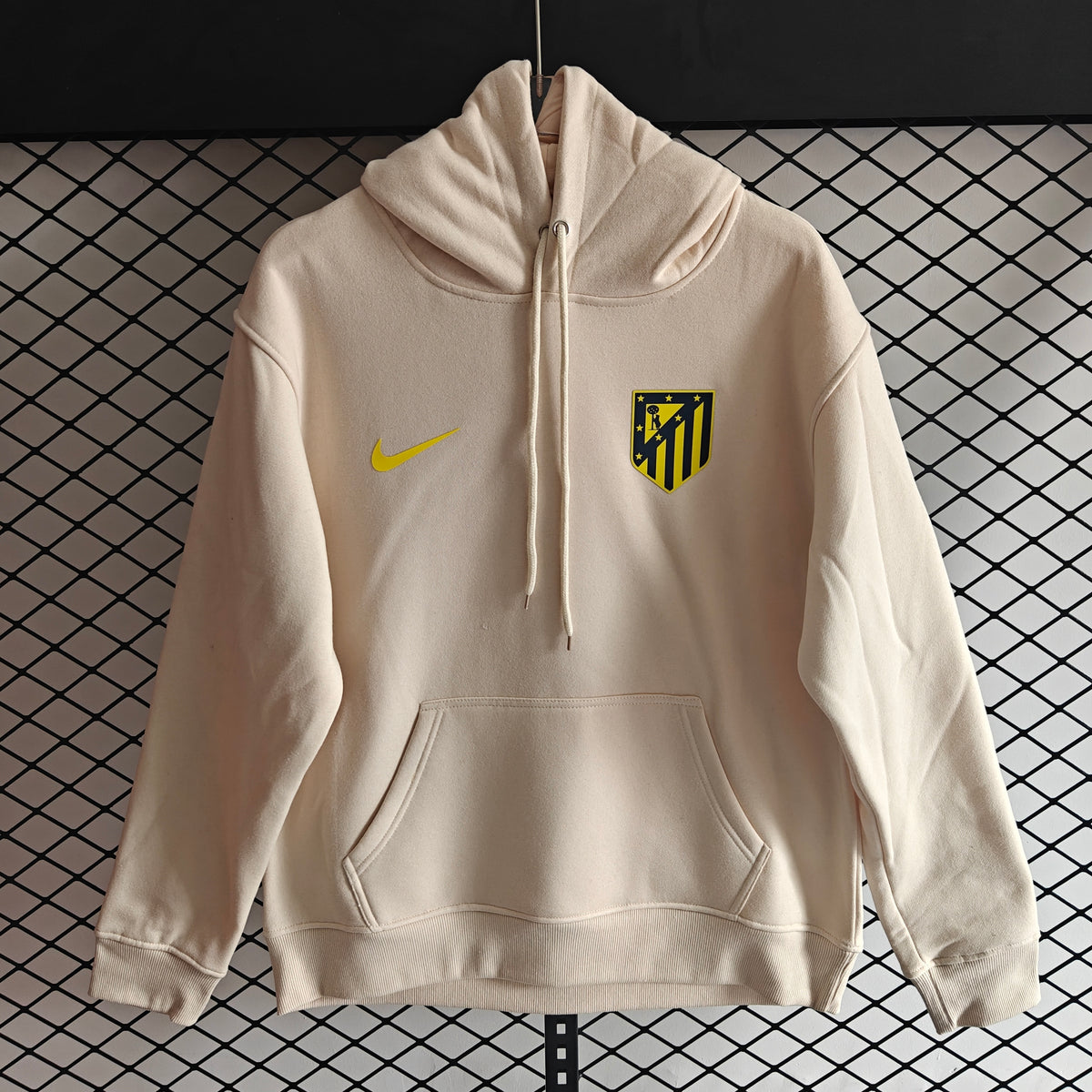Atletico Madrid 2025/26 Away Player Version Hoodie - Cream