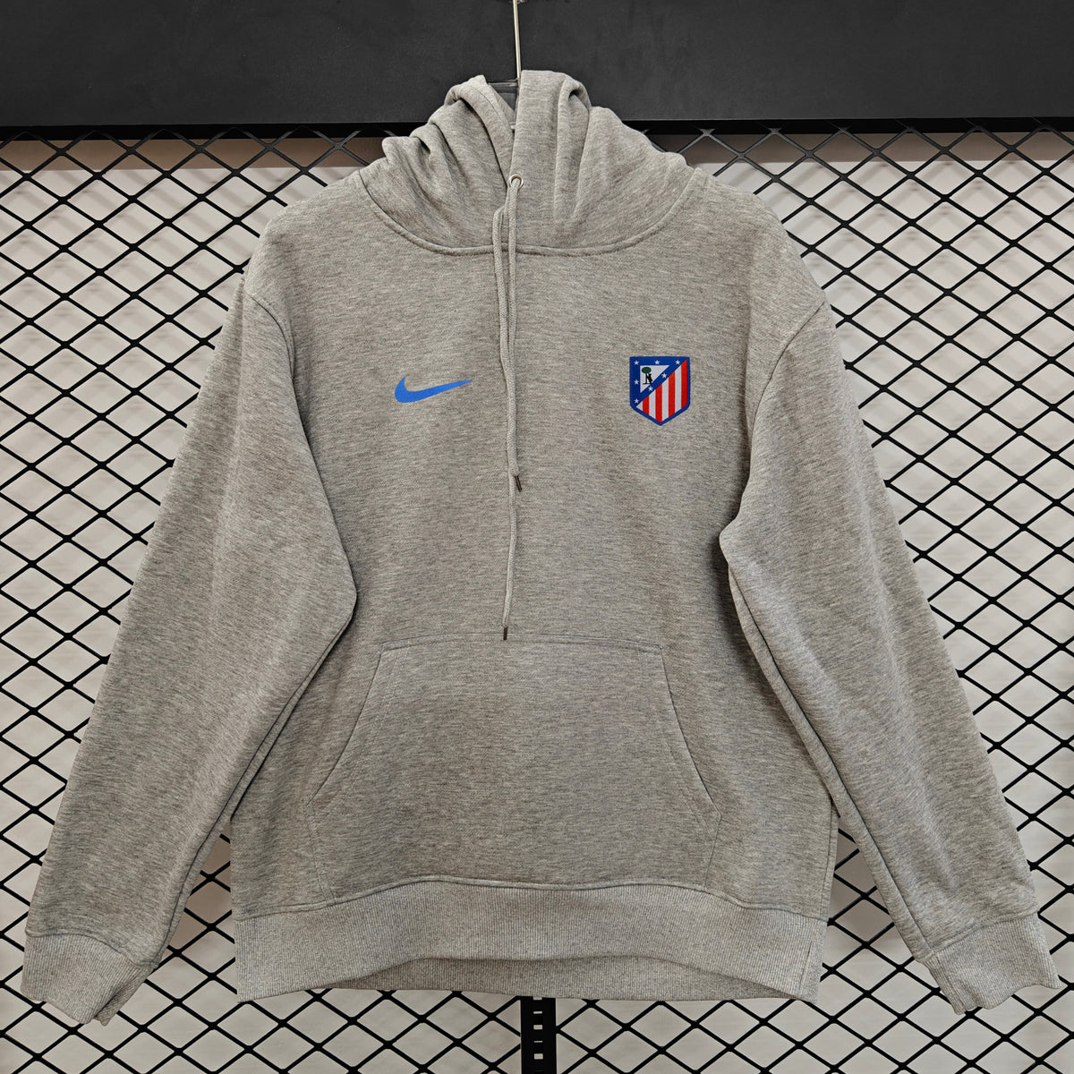 Atletico Madrid 2026/27 Home Hoodie - Heather Gray