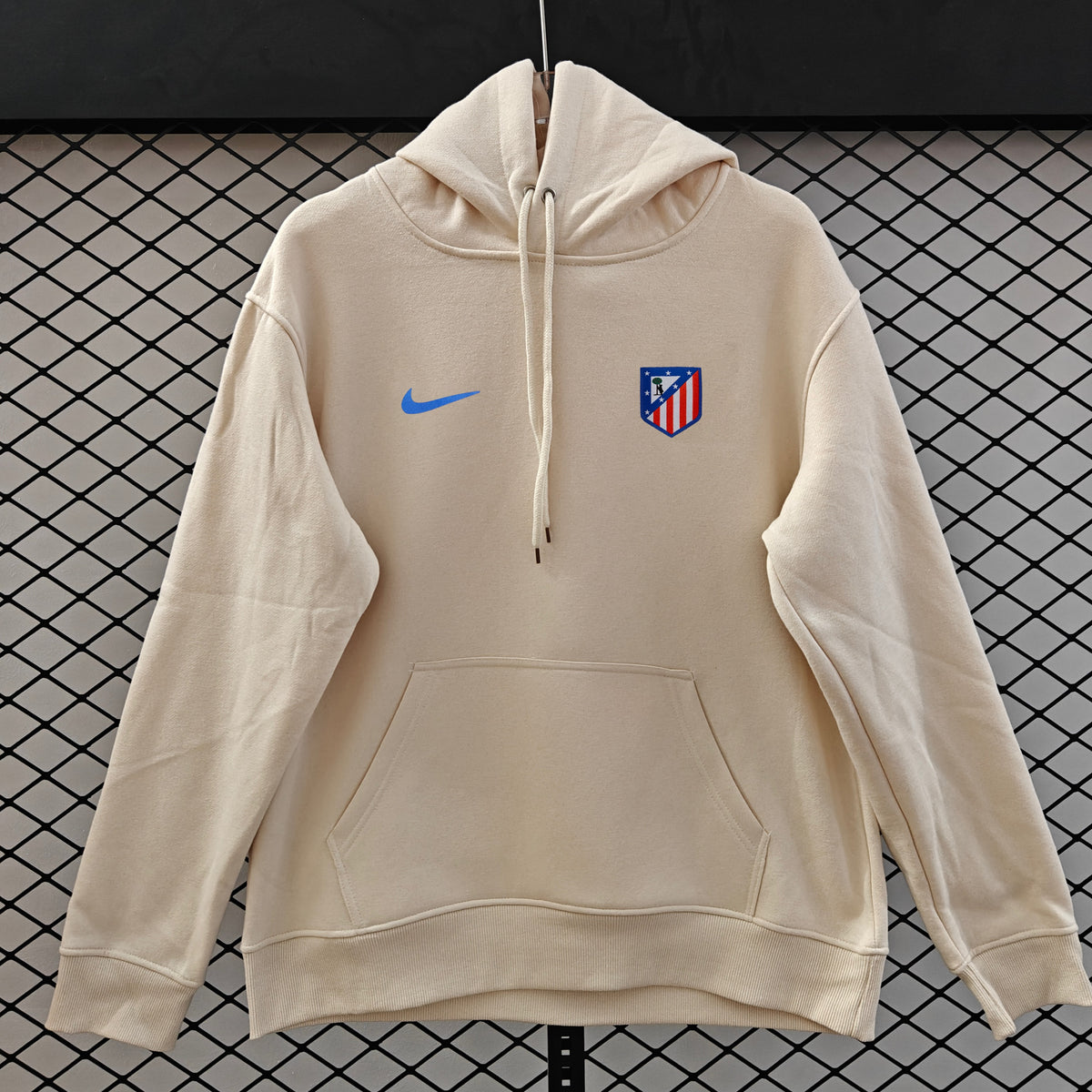 Atletico Madrid 2026/27 Home Hoodie - Cream