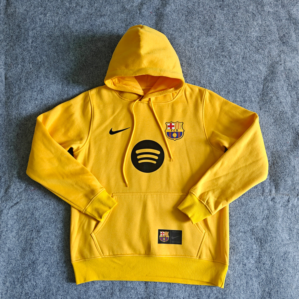 Barcelona 2025/26 Home Player Version Hoodie - Yellow