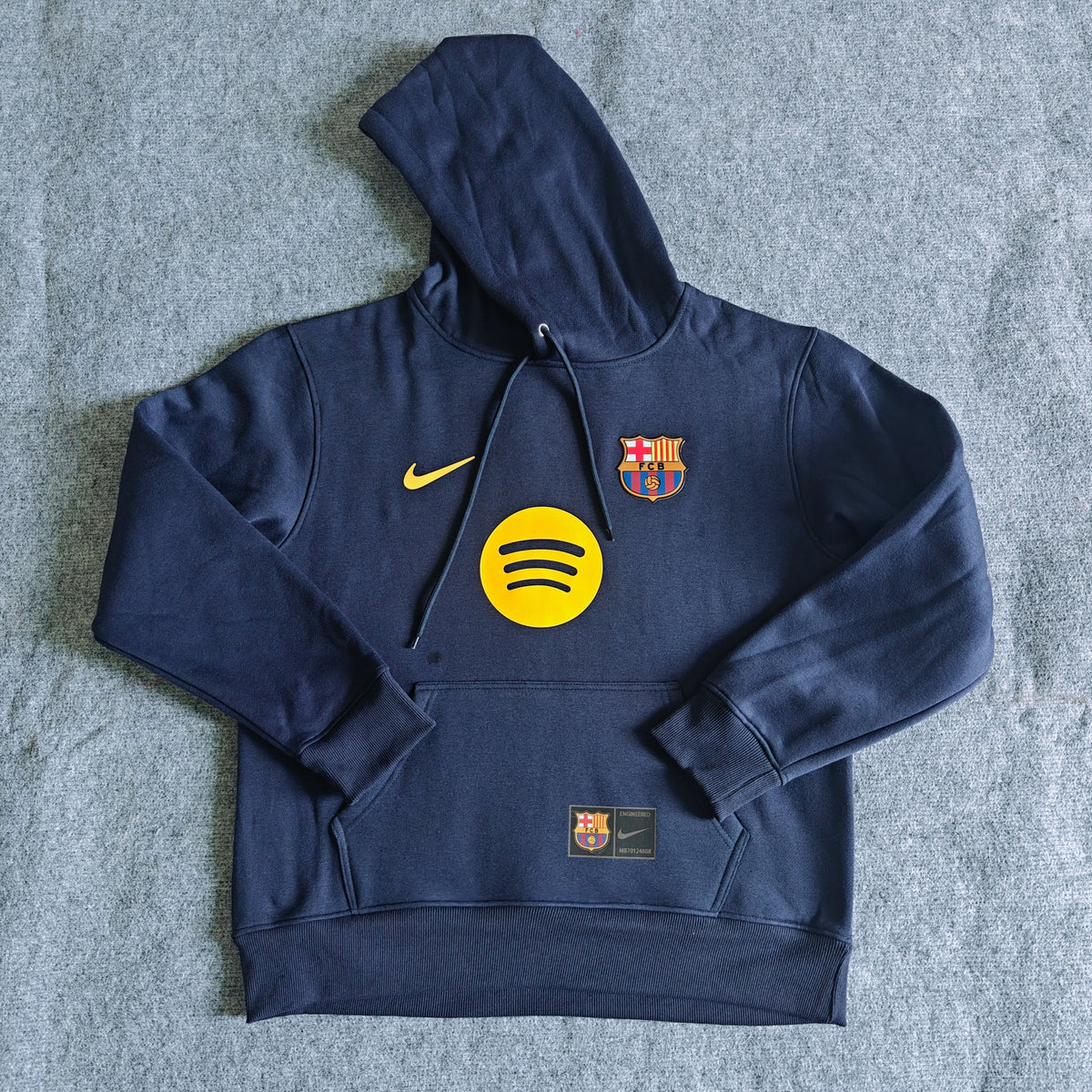 Barcelona 2025/26 Home Player Version Hoodie - Navy