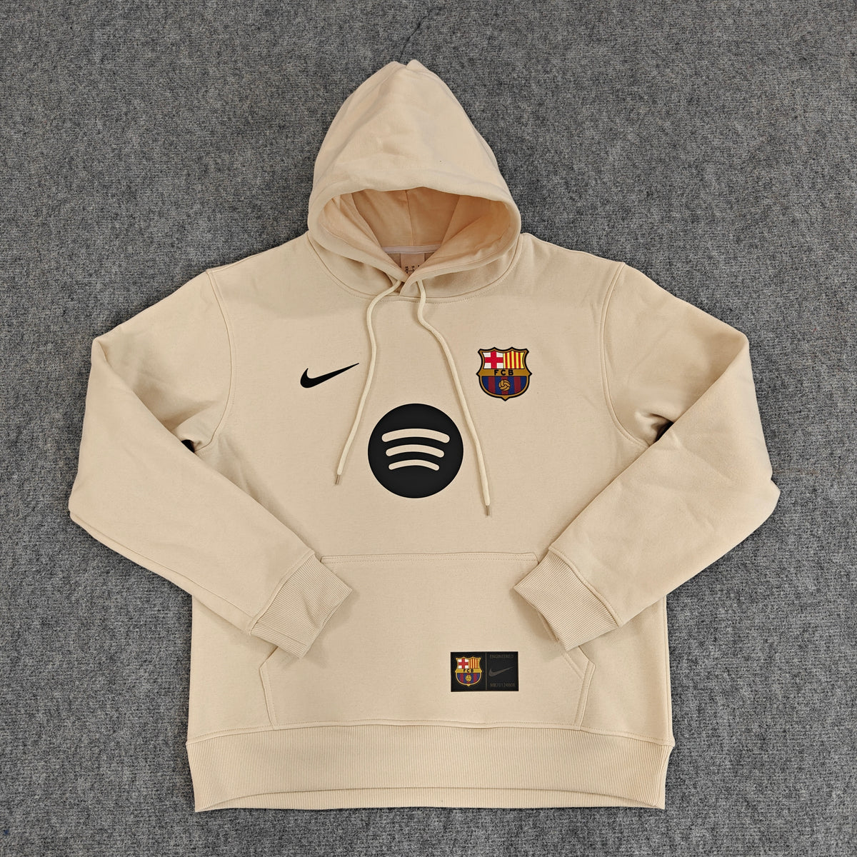 Barcelona 2025/26 Home Player Version Hoodie - Cream