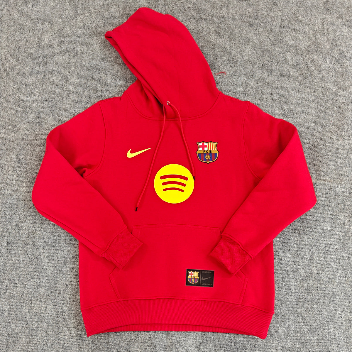 Barcelona 2025/26 Home Player Version Hoodie - Red