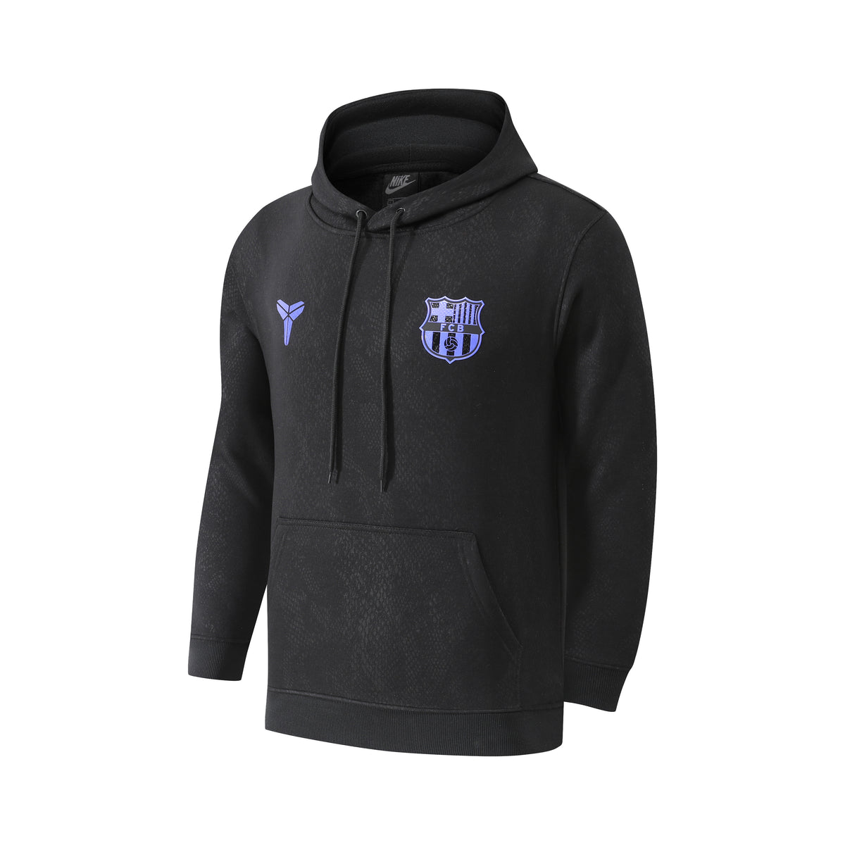 Barcelona 2025/26 Kobe Mamba Snake-Print Hoodie - Black