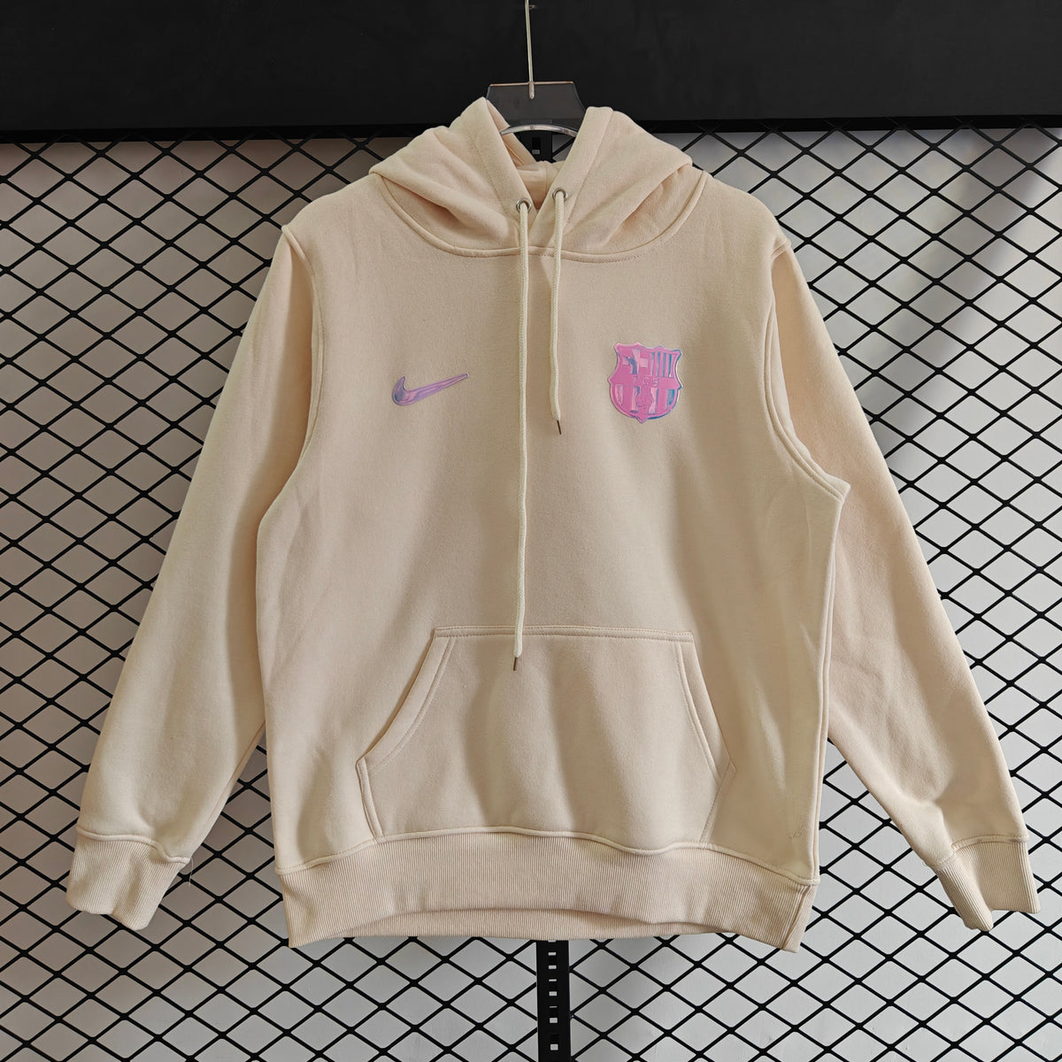 Barcelona 2025/26 Special Edition Player Version Hoodie - Cream