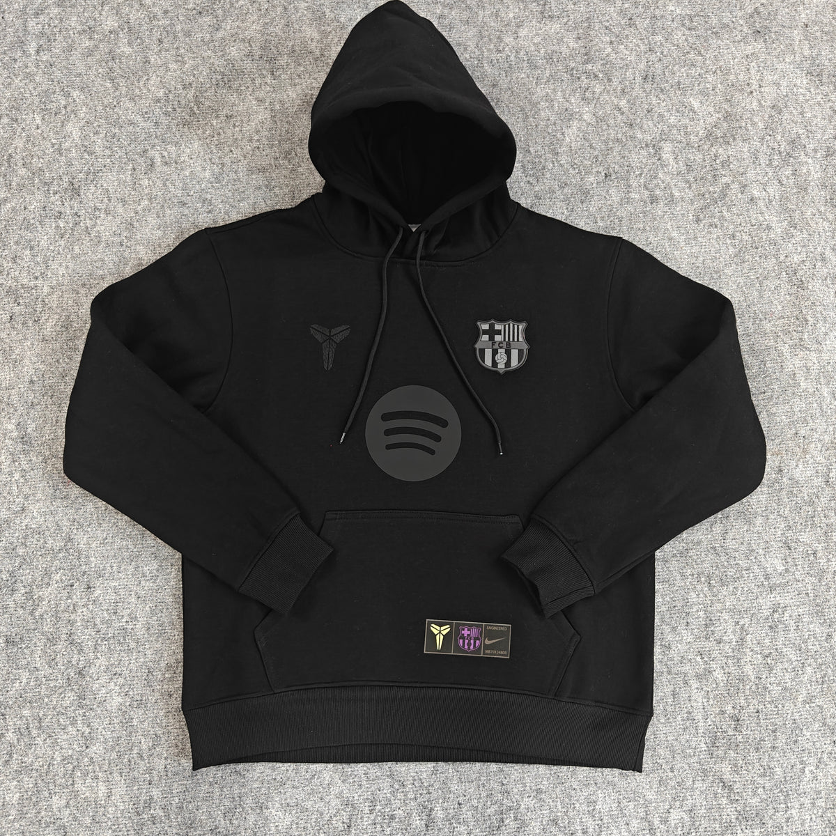Barcelona 2025/26 Third Player Version Hoodie - Black