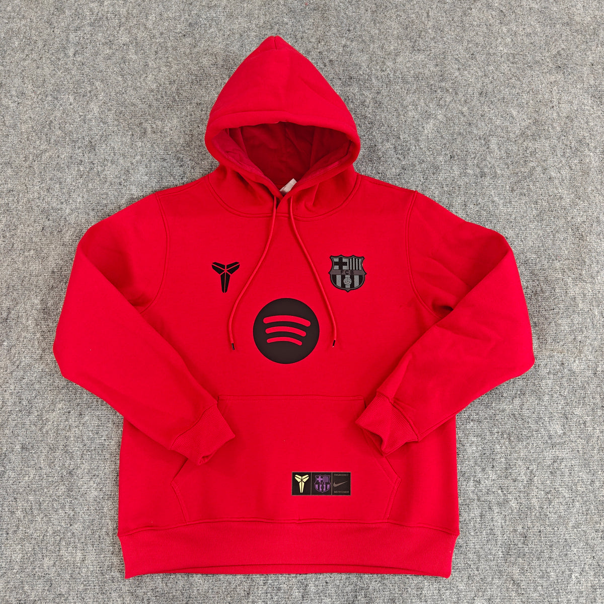 Barcelona 2025/26 Third Player Version Hoodie - Red