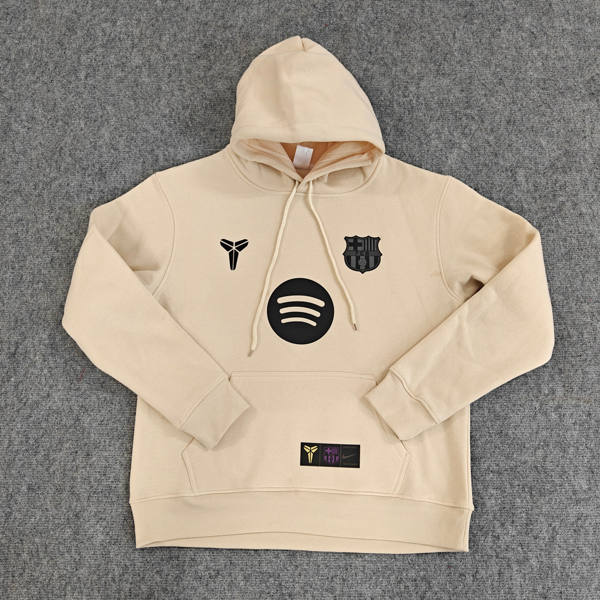 Barcelona 2025/26 Third Player Version Hoodie - Cream