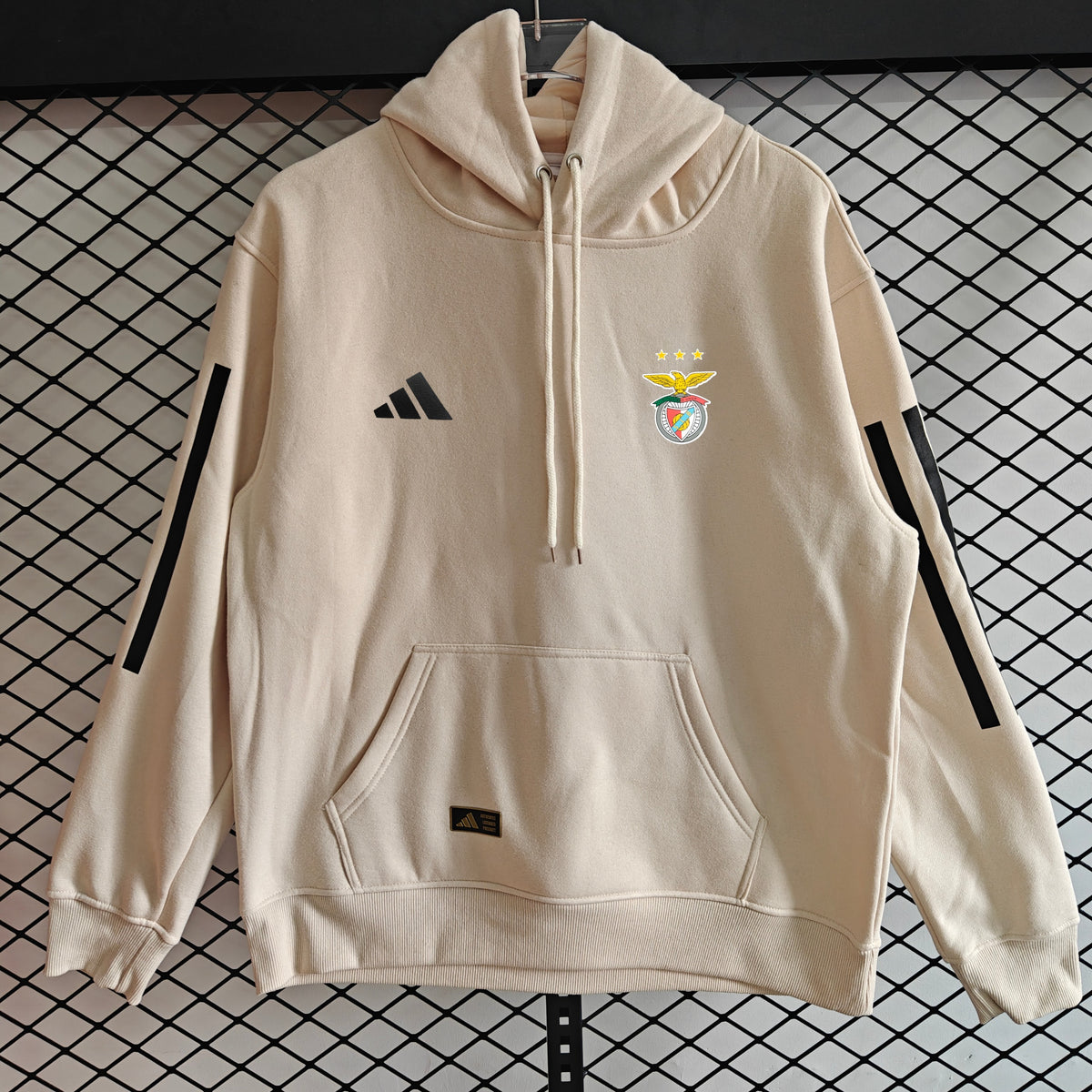 Benfica 2025/26 Home Player Version Hoodie - Cream