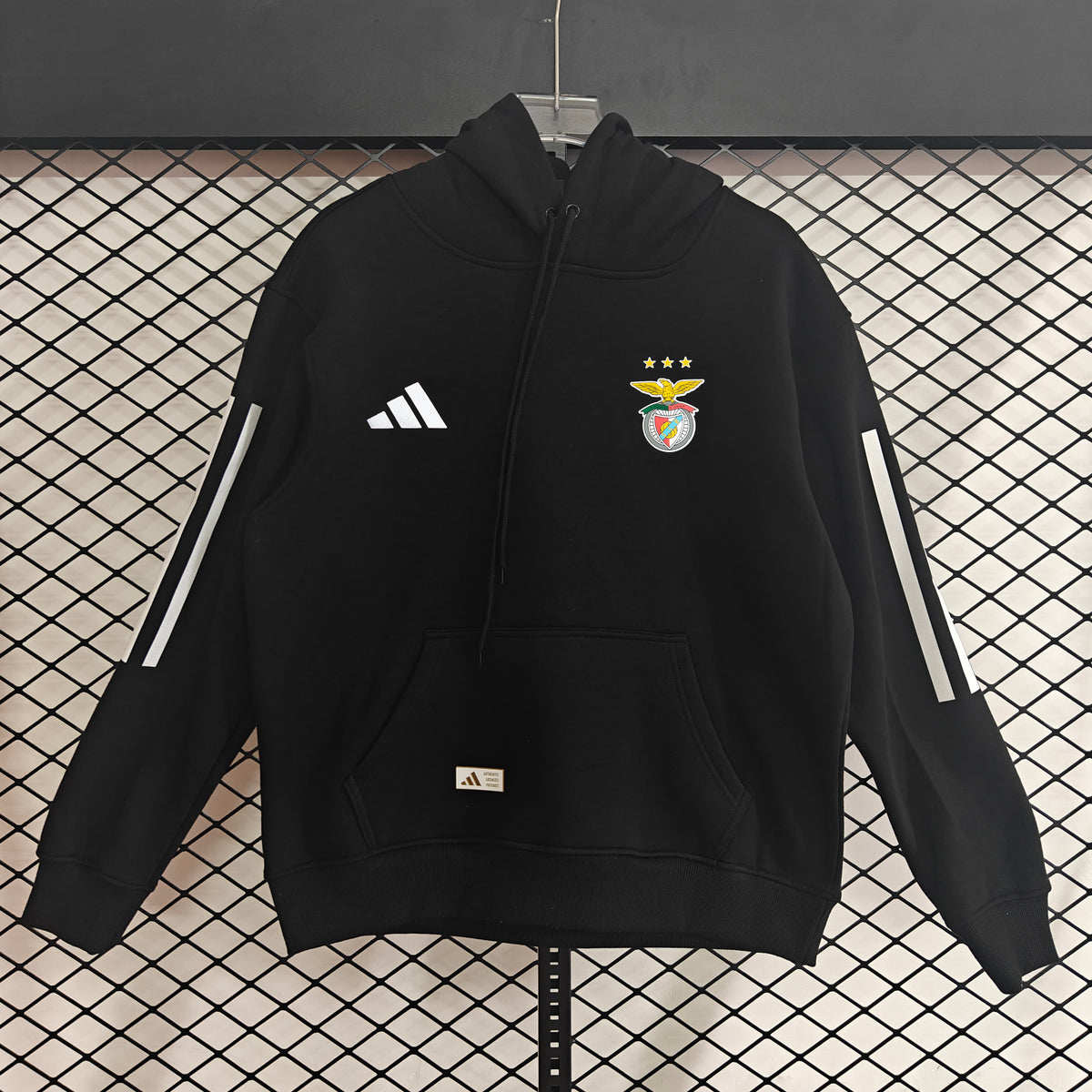 Benfica 2025/26 Home Player Version Hoodie - Black