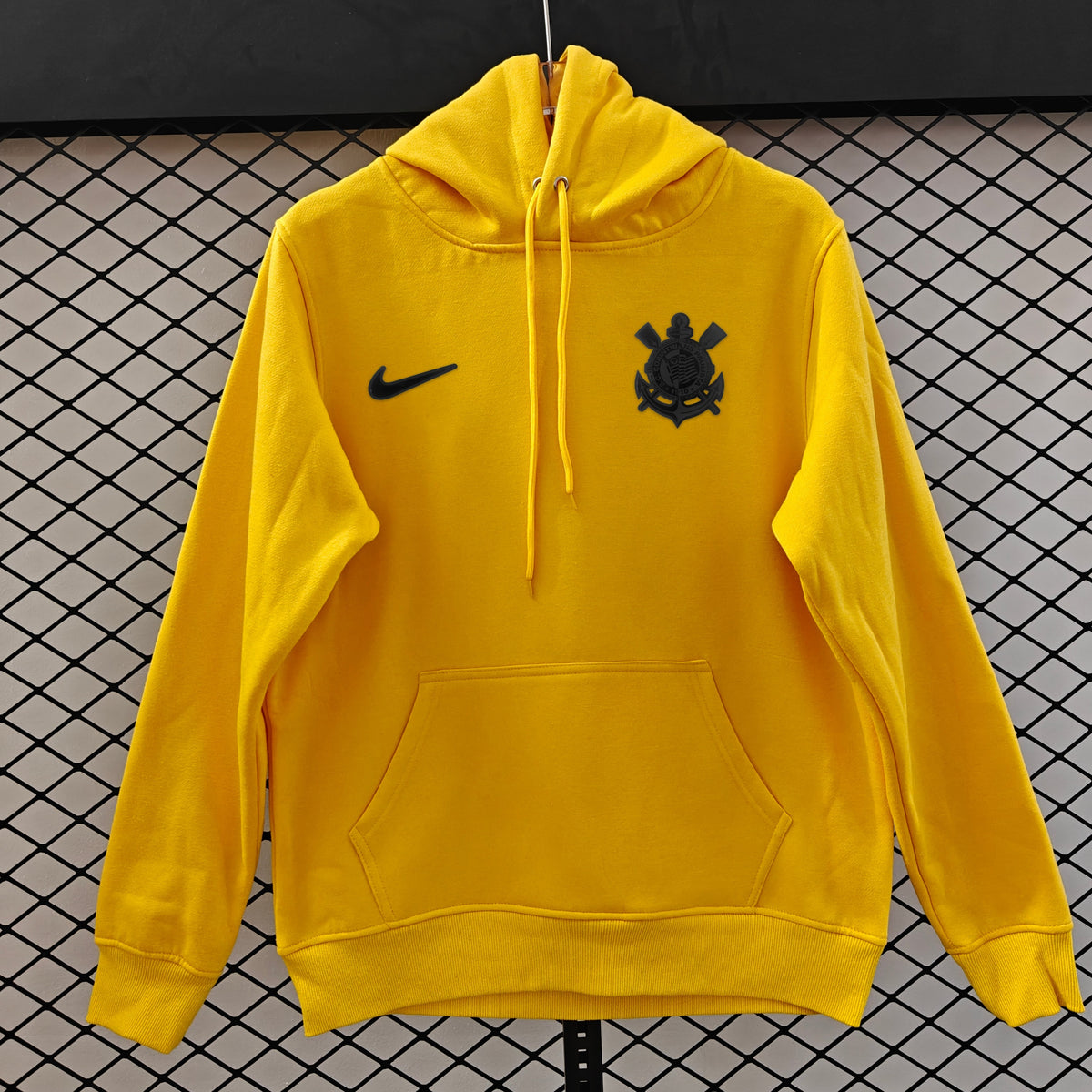 Corinthians 2025 Blackout Player Version Hoodie - Yellow