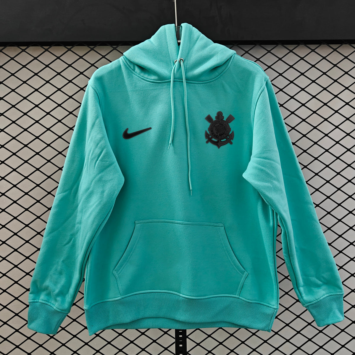 Corinthians 2025 Blackout Player Version Hoodie - Mint