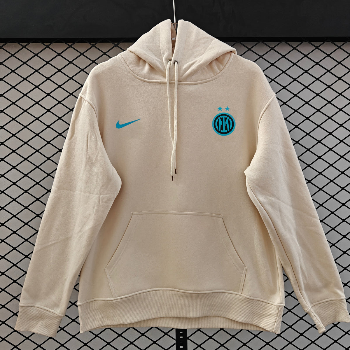 Inter Milan 2025/26 Third Player Version Hoodie - Cream