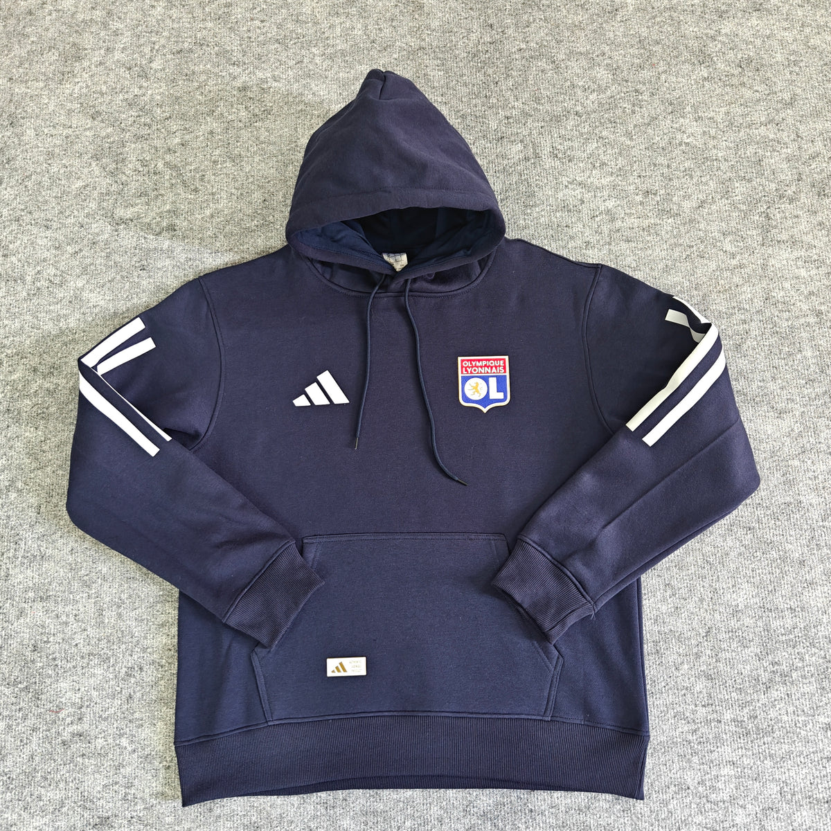 Lyon 2025/26 Home Player Version Hoodie - Navy