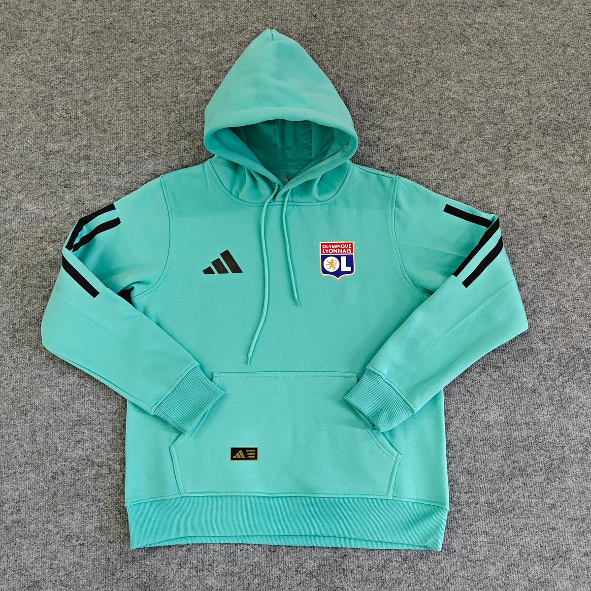 Lyon 2025/26 Home Player Version Hoodie - Mint