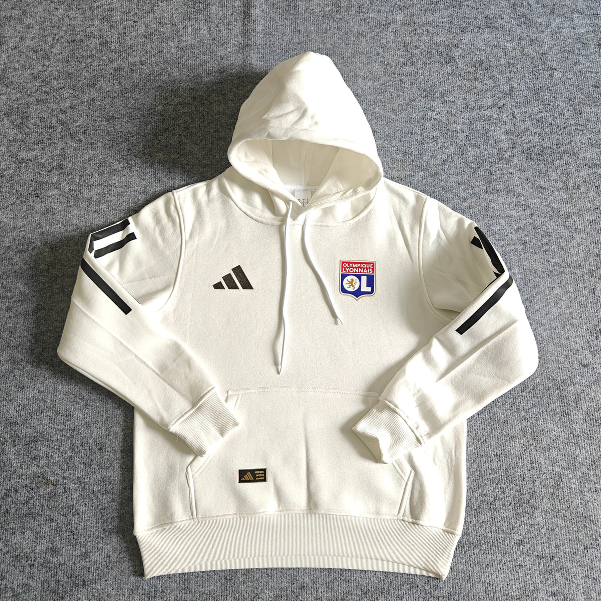 Lyon 2025/26 Home Player Version Hoodie - White