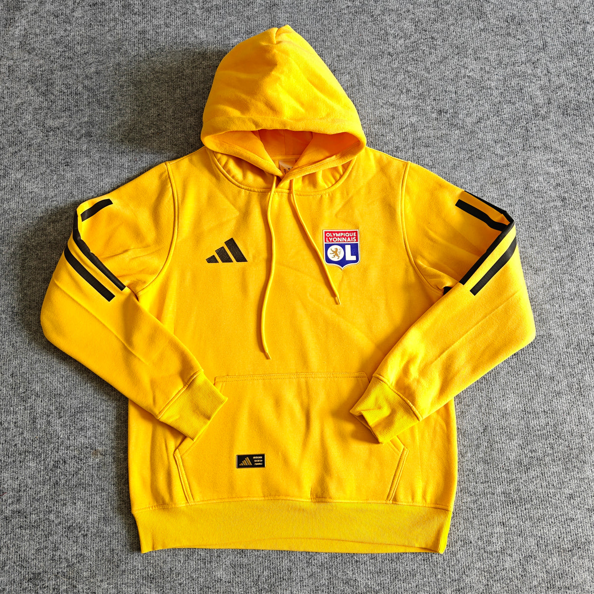 Lyon 2025/26 Home Player Version Hoodie - Yellow