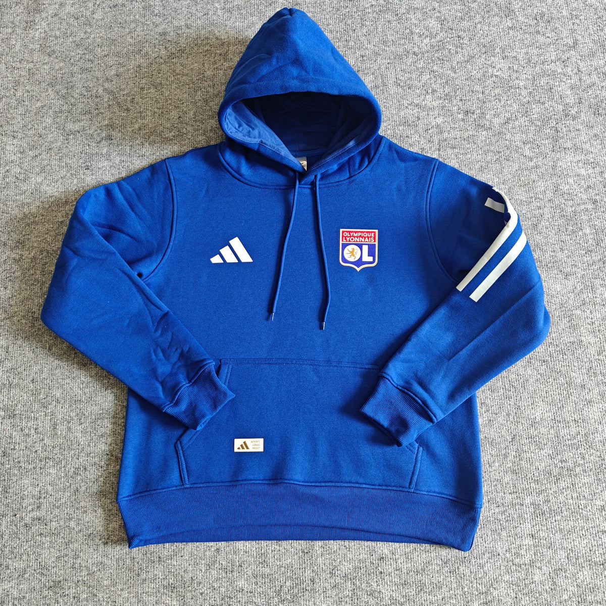 Lyon 2025/26 Home Player Version Hoodie - Royal Blue