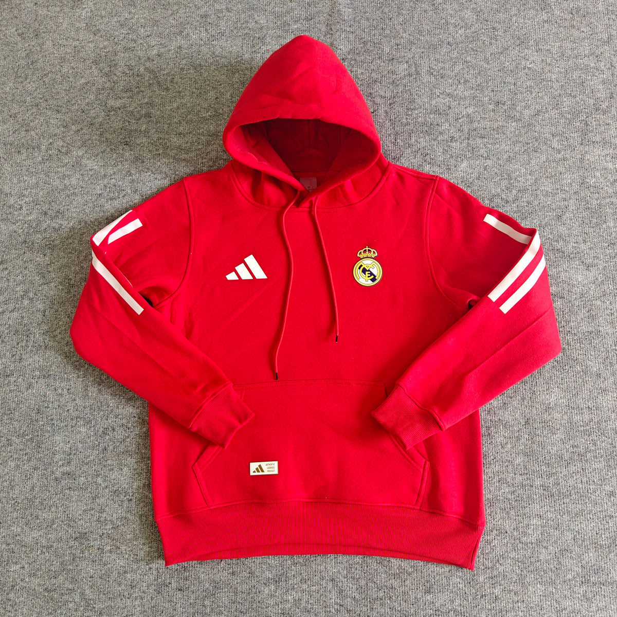 Real Madrid 2025/26 Home Player Version Hoodie - Red