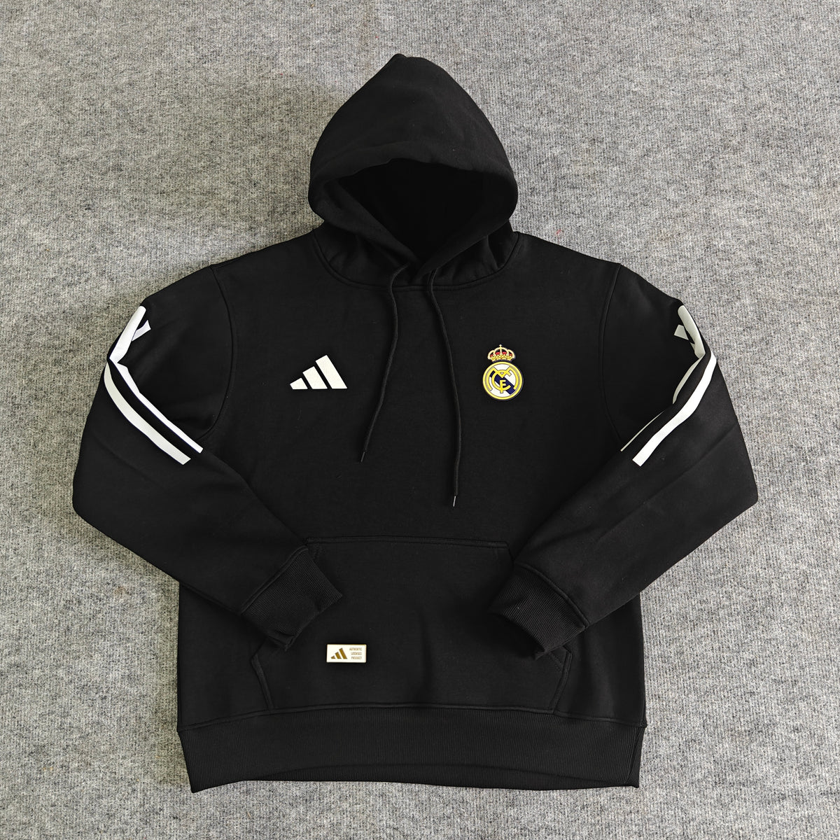 Real Madrid 2025/26 Home Player Version Hoodie - Black