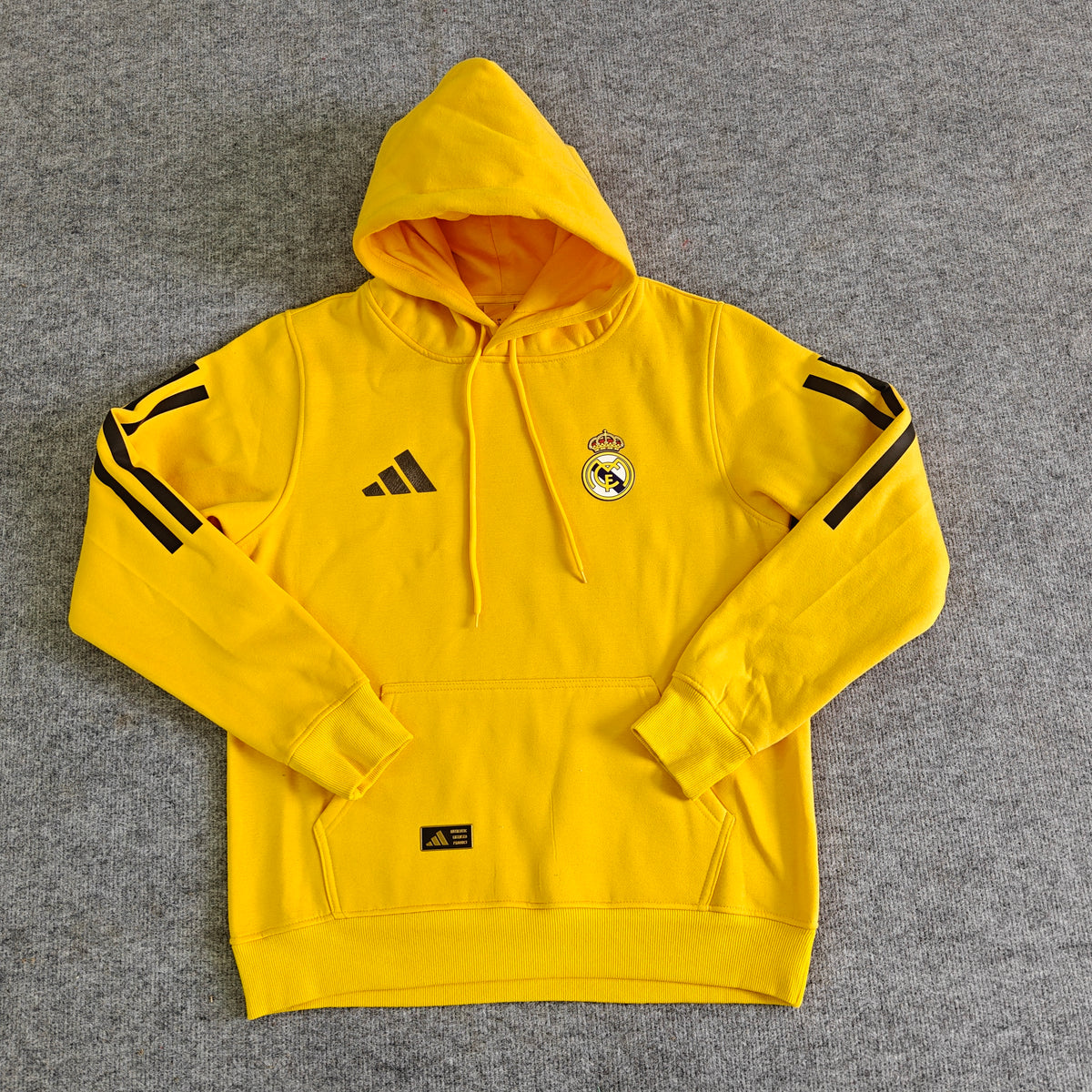 Real Madrid 2025/26 Home Player Version Hoodie - Yellow
