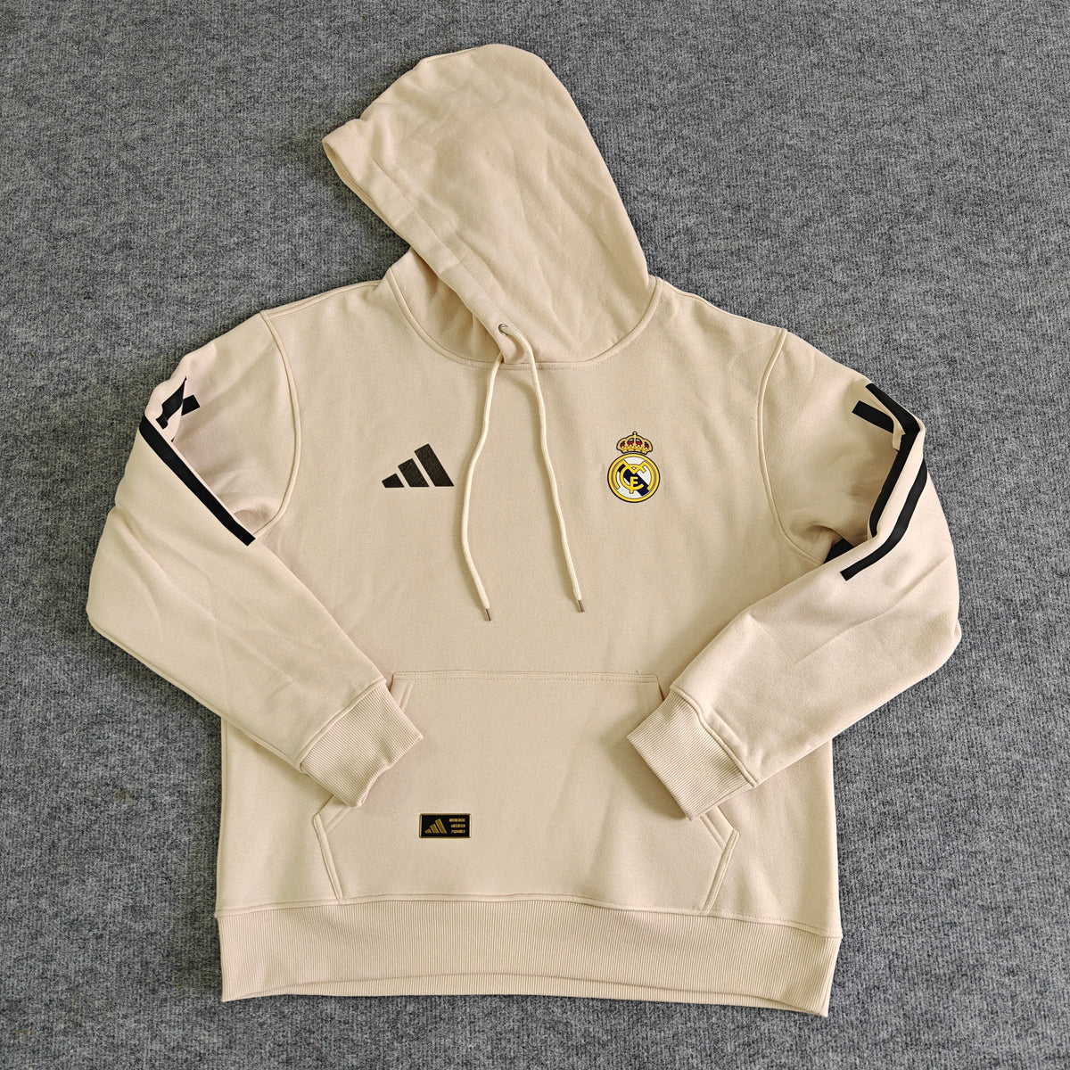 Real Madrid 2025/26 Home Player Version Hoodie - Cream