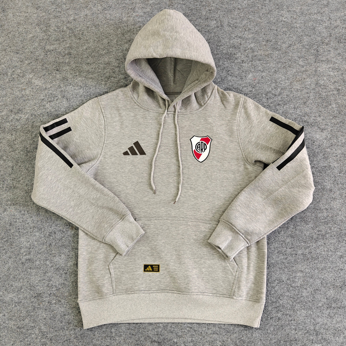 River Plate 2025 Home Player Version Hoodie - Heather Gray