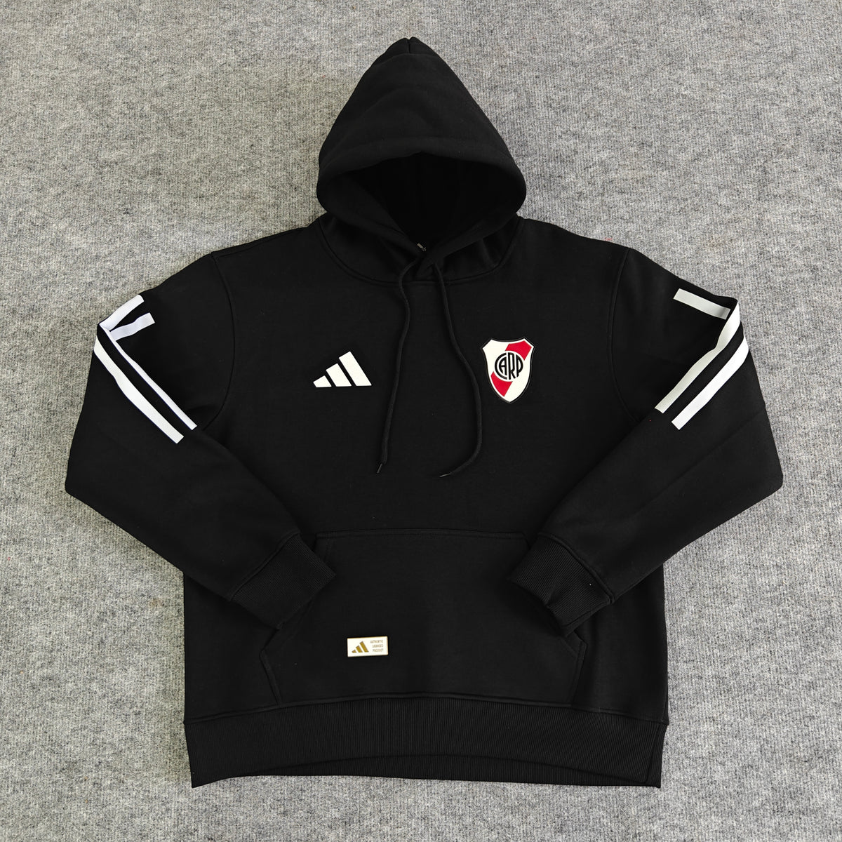 River Plate 2025 Home Player Version Hoodie - Black